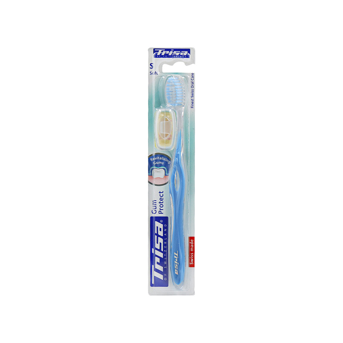 مسواک مدل Gum Protect با برس نرم Trisa Gum Protect Toothbrush Soft with Cap