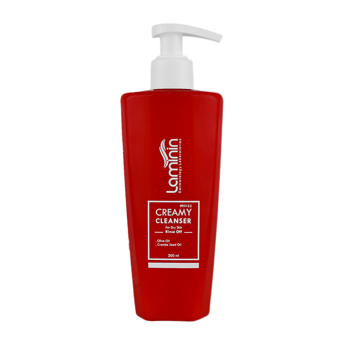ژل کرم پاک کننده پوست خشک با آبکشی LAMININ LIQUID SYNDET FOR DRY SKIN