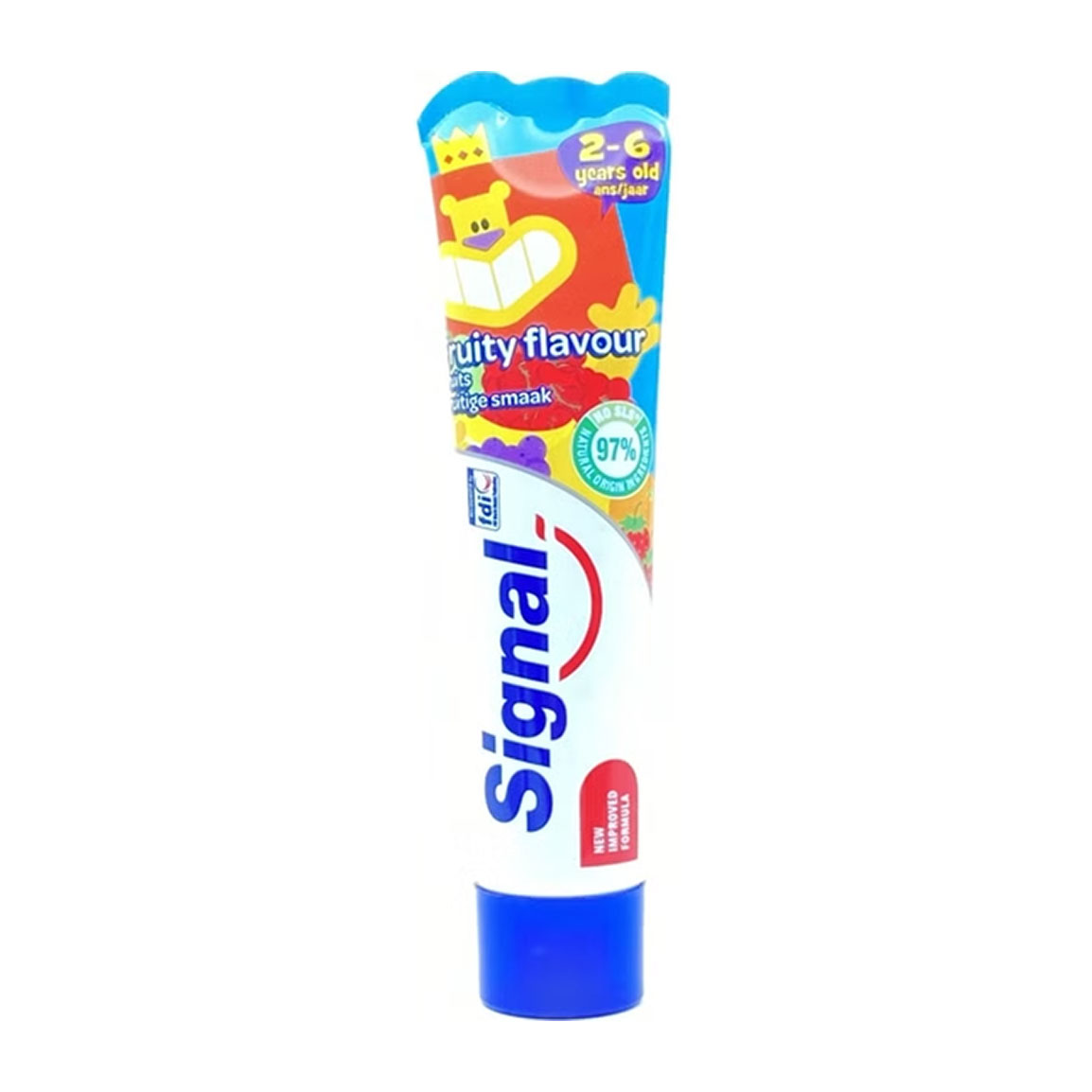 خمیر دندان کودکان 2 تا 6 سال با طعم میوه ای حجم 50 میلی لیتر Signal Fruity Flavour 2 To 6 Kids Toothpaste 50 ml