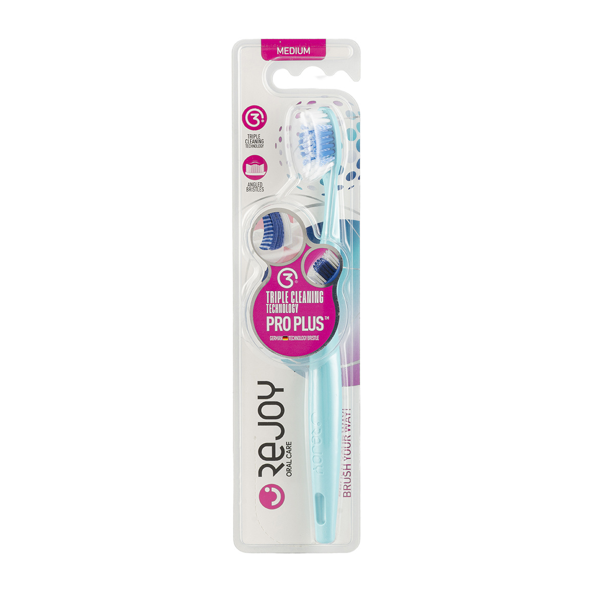 مسواک مدل Pro Plus با برس متوسط Rejoy Pro Plus Medium Toothbrush