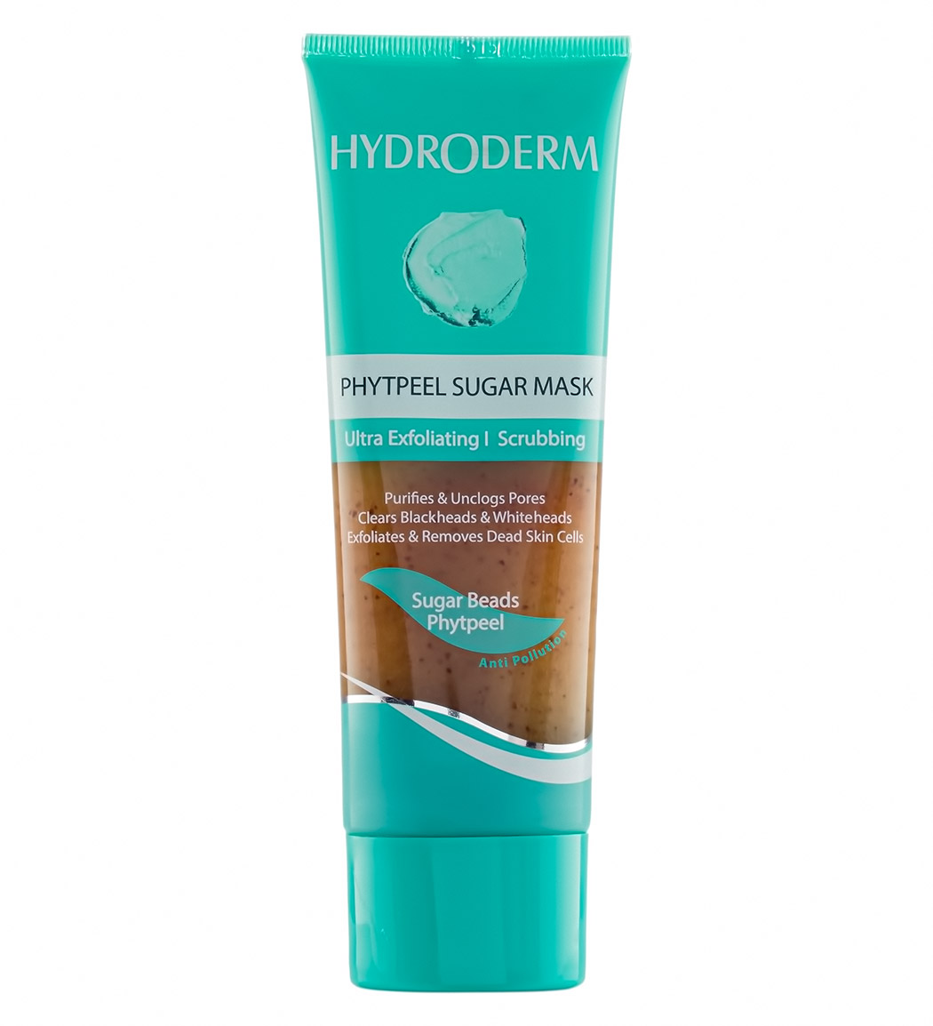 ماسک صورت شکری ساینده و اسکراب حاوی گرانولهای فیتپیل 100میل Hydroderm Phytpeel Sugar Mask 100ml