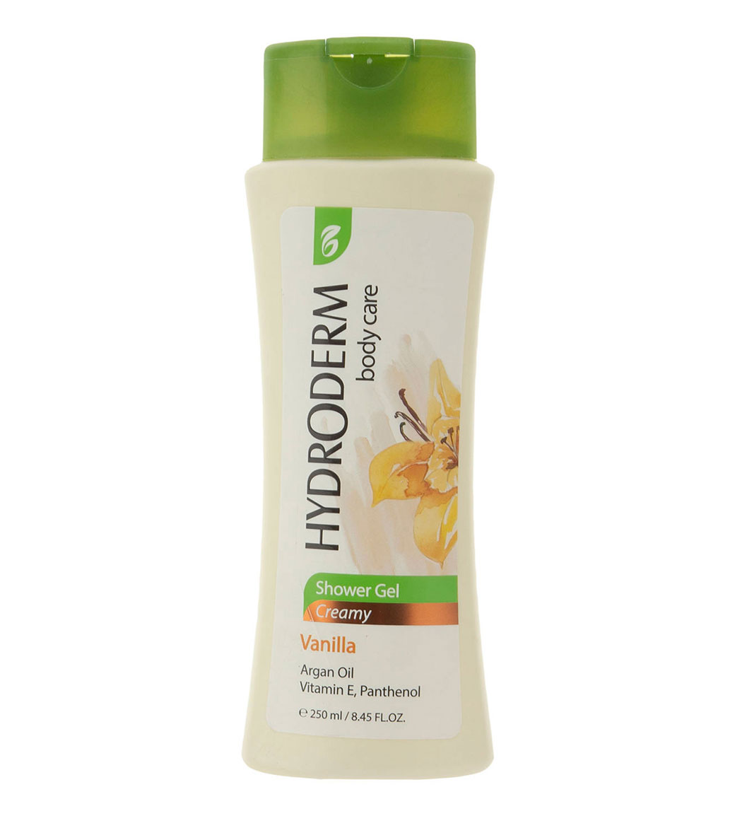 شامپو بدن کرمی با رایحه وانیل 250 میل Hydroderm Creamy Body Wash 250ml