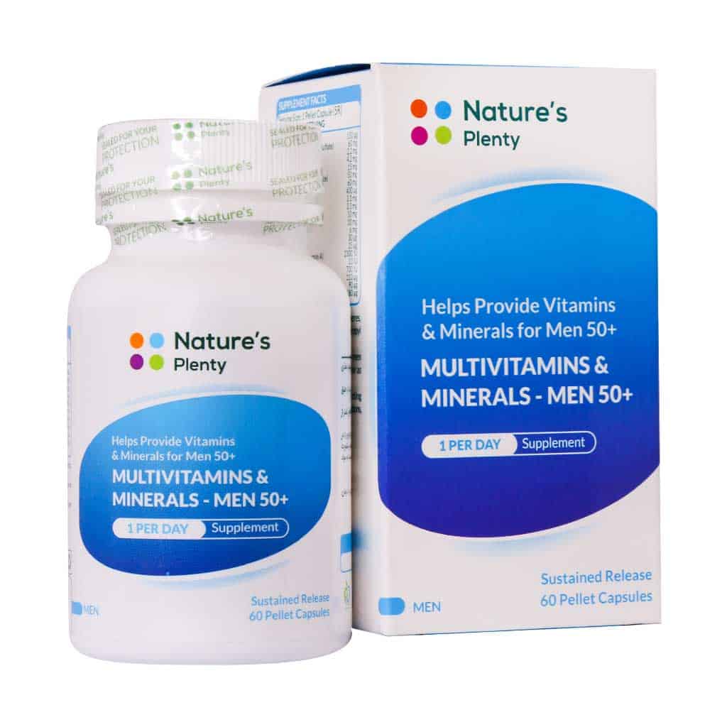مولتی ویتامین و مینرال آقایان بالای 50 سال slow-release-capsule-multivitamins-and-minerals-for-men-50-plus-29971