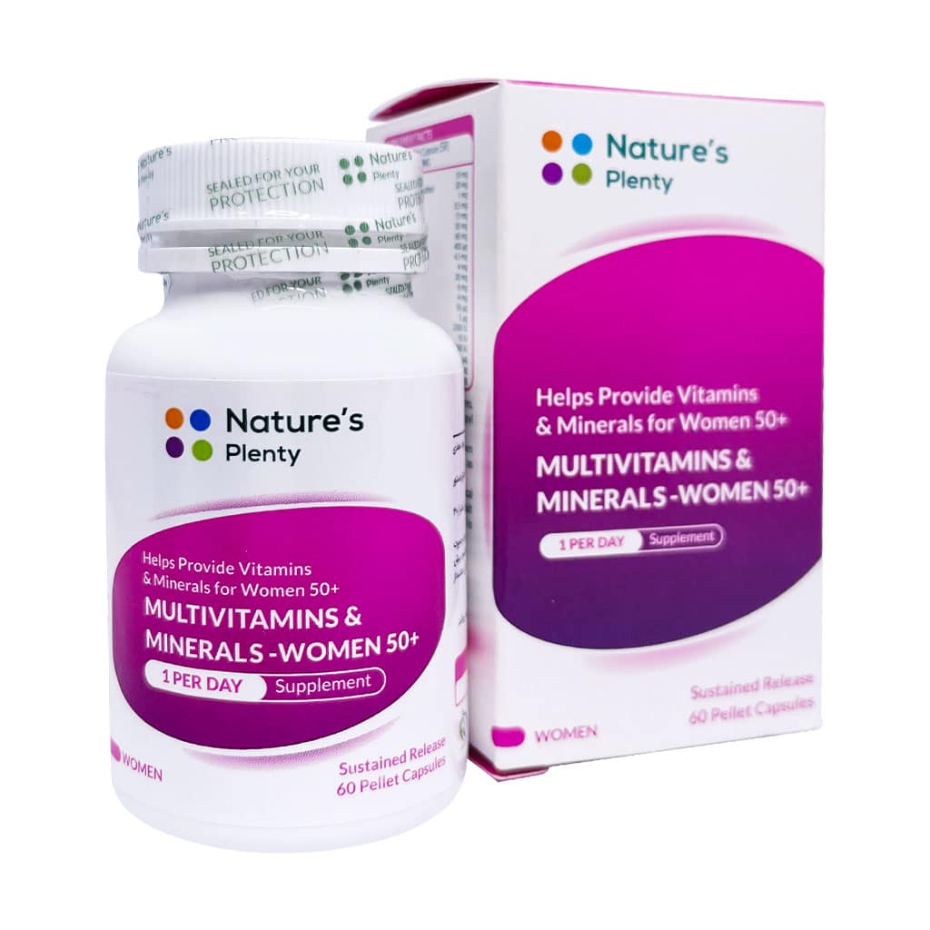 مولتی ویتامین و مینرال بانوان بالای 50 سال slow-release-capsule-multivitamins-and-minerals-for-women-50-plus-29973