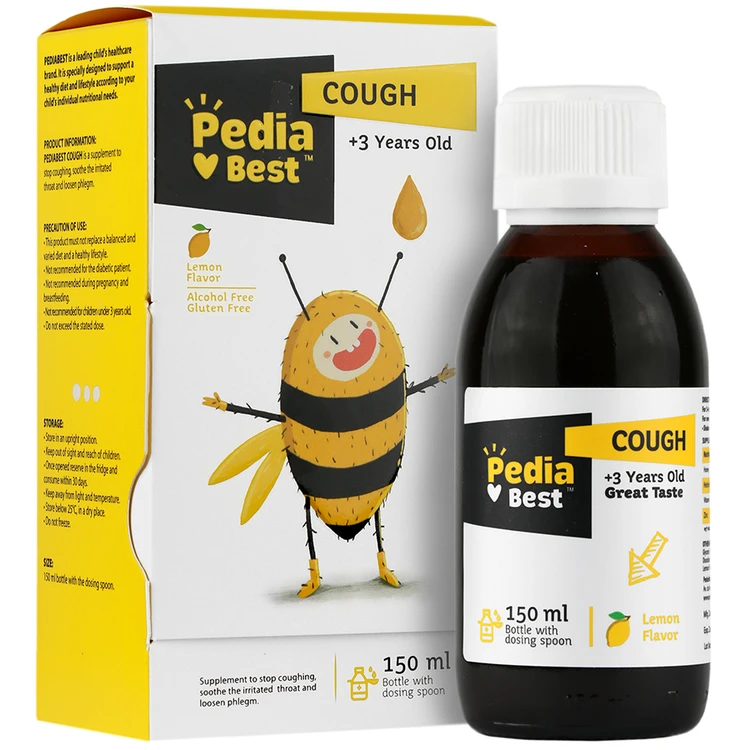 شربت پدیابست کاف 150میلی لیتر Pedia best cough 150 ml