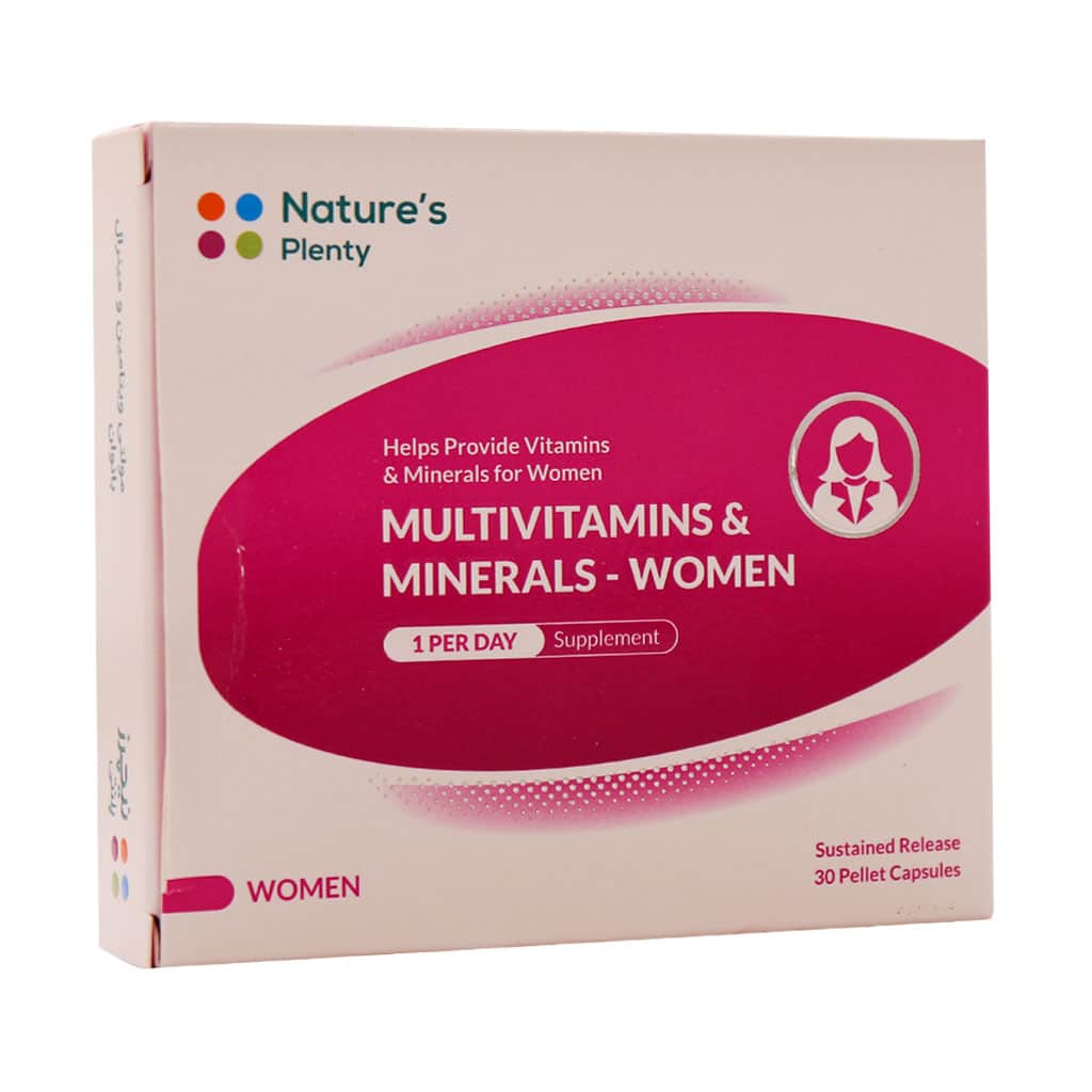 نیچرز پلنتی مولتی ویتامین بانوان Natures plenty multivitamin wonen