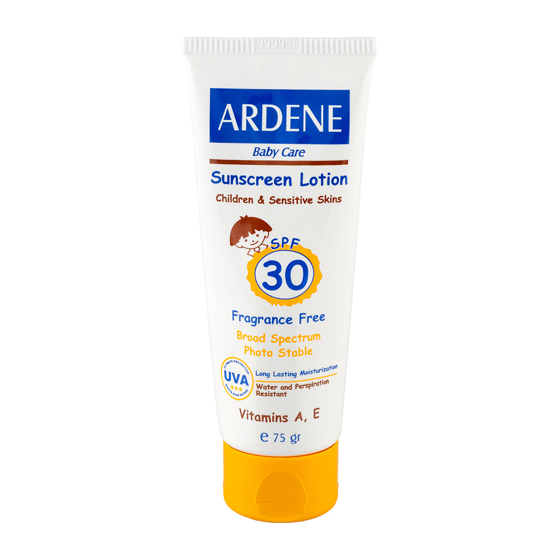 لوسیون ضد آفتاب  اس پی اف 30 کودک ardene spf 30 children and sensitive skin sunscreen lotion