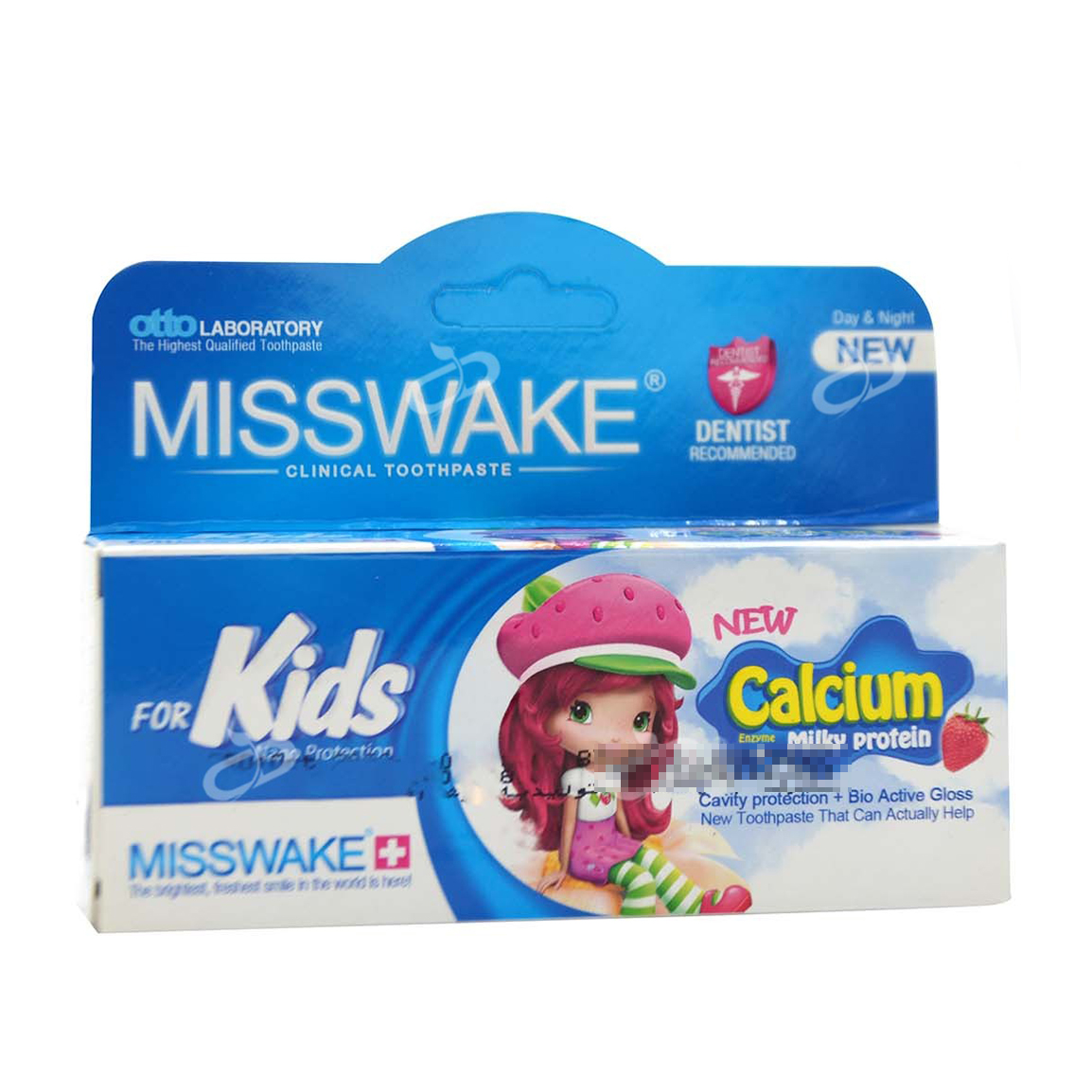 خمیر دندان کودک مدل دختر توت فرنگی 50میل Misswake Baby Toothpaste Strawberry 50ml