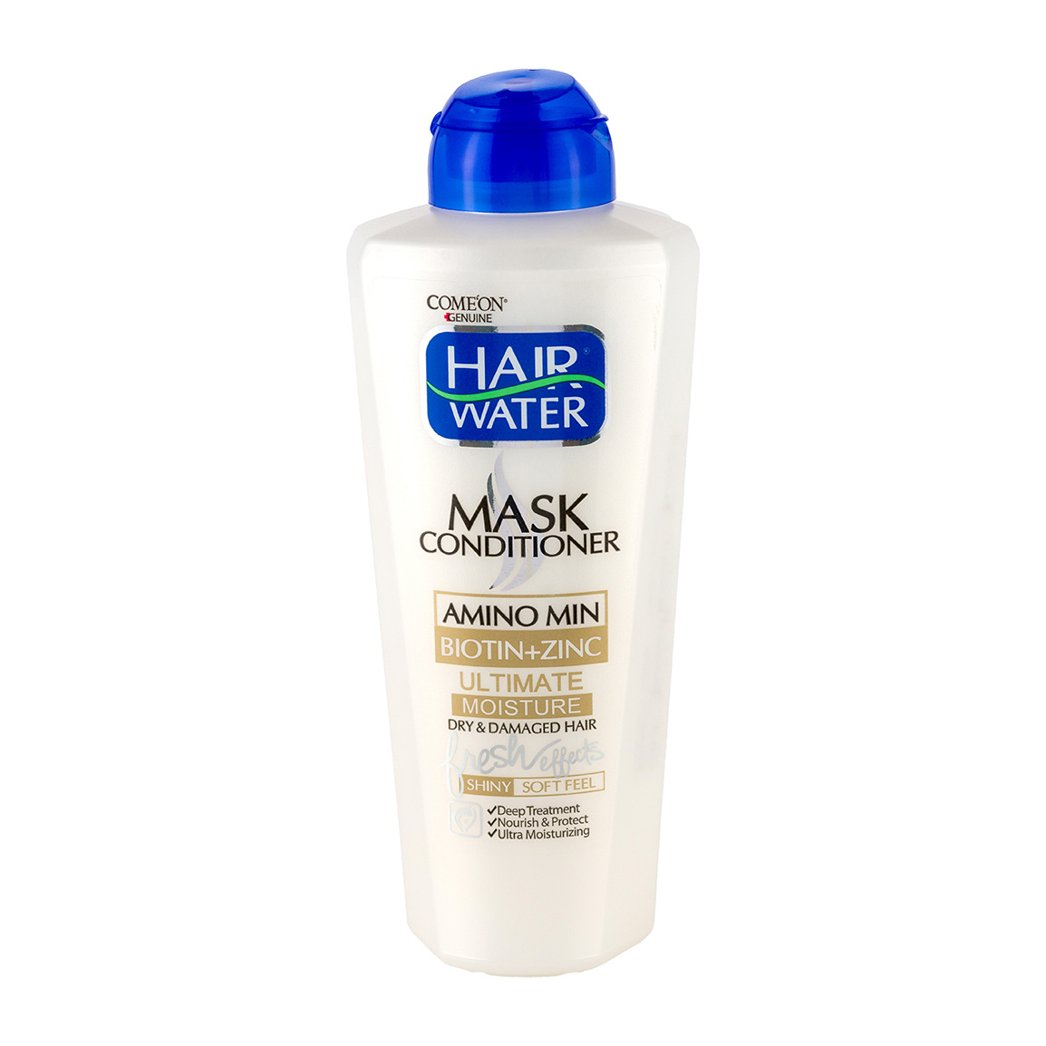 ماسک و نرم کننده مو هیرواتر بیوتین و زینک 400میل Comeon Hair Water Biotion And Zinc Mask Conditioner 400ml