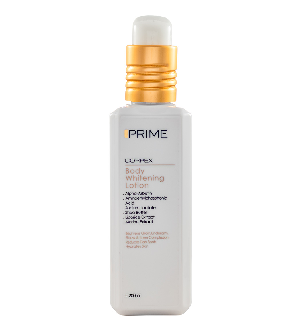 لوسیون روشن کننده بدن prime body whitening lotion