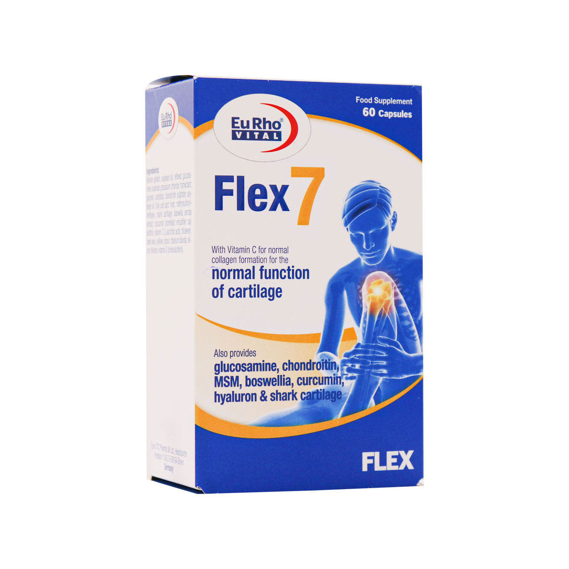 کپسول مدل Flex 7 بسته 60 عددی Eurhovital Flex 7 60 Capsules