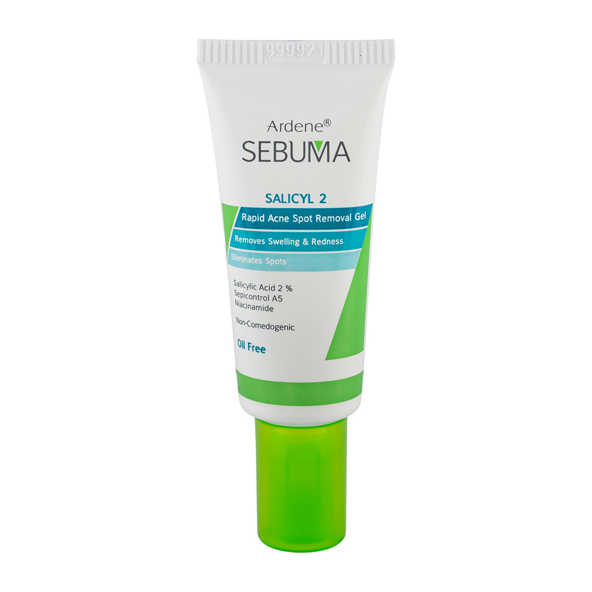 ژل لایه بردار و بر طرف کننده جای جوش Salicyl 2 سبوما حاوی اسید سالسیلیک 2درصد 20میل Ardene Sebuma Salicyl 2 Rapid Acne Spot Removal Gel 20ml