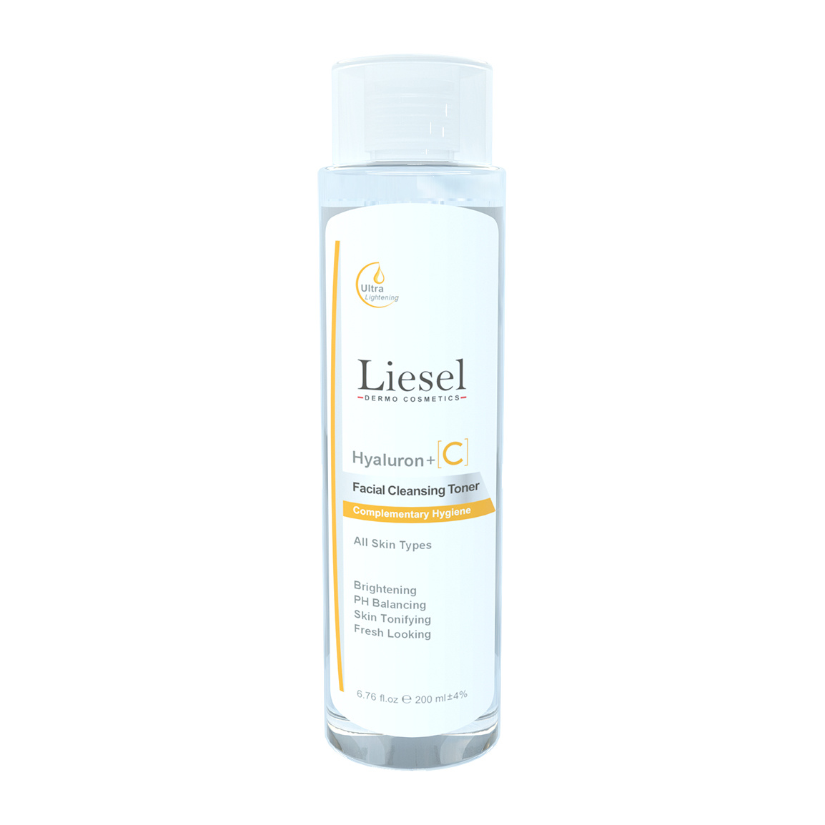 تونر ویتامین سی حجم 200 میلی لیتر Liesel Hyaluron C Toner 200 ml