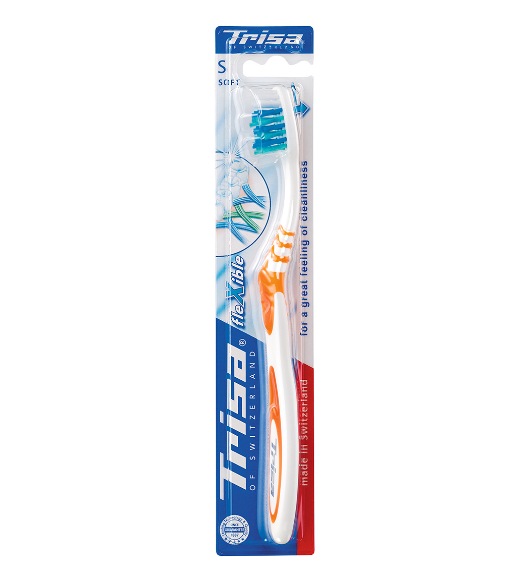 مسواک فلکسیبل هد S ارسال با رنگ رندوم Trisa Tooth Brush