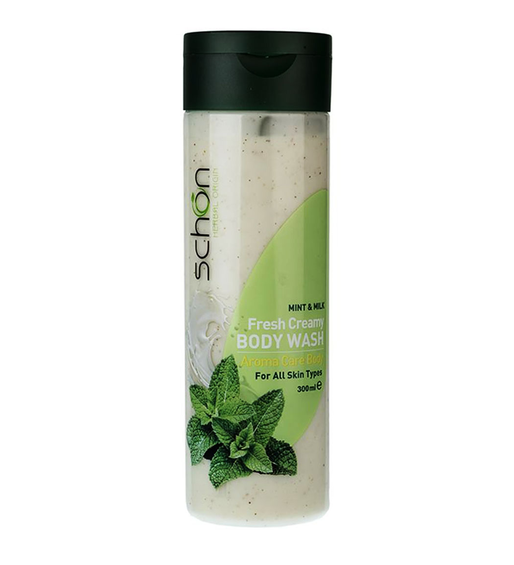 شامپو بدن کرمی نعنا schon creamy body wash