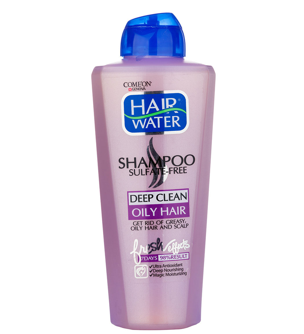 شامپو هیرواتر بدون سولفات مناسب موهای چرب 400میل Comeon Hair Water Deep Clean Shampoo 400ml