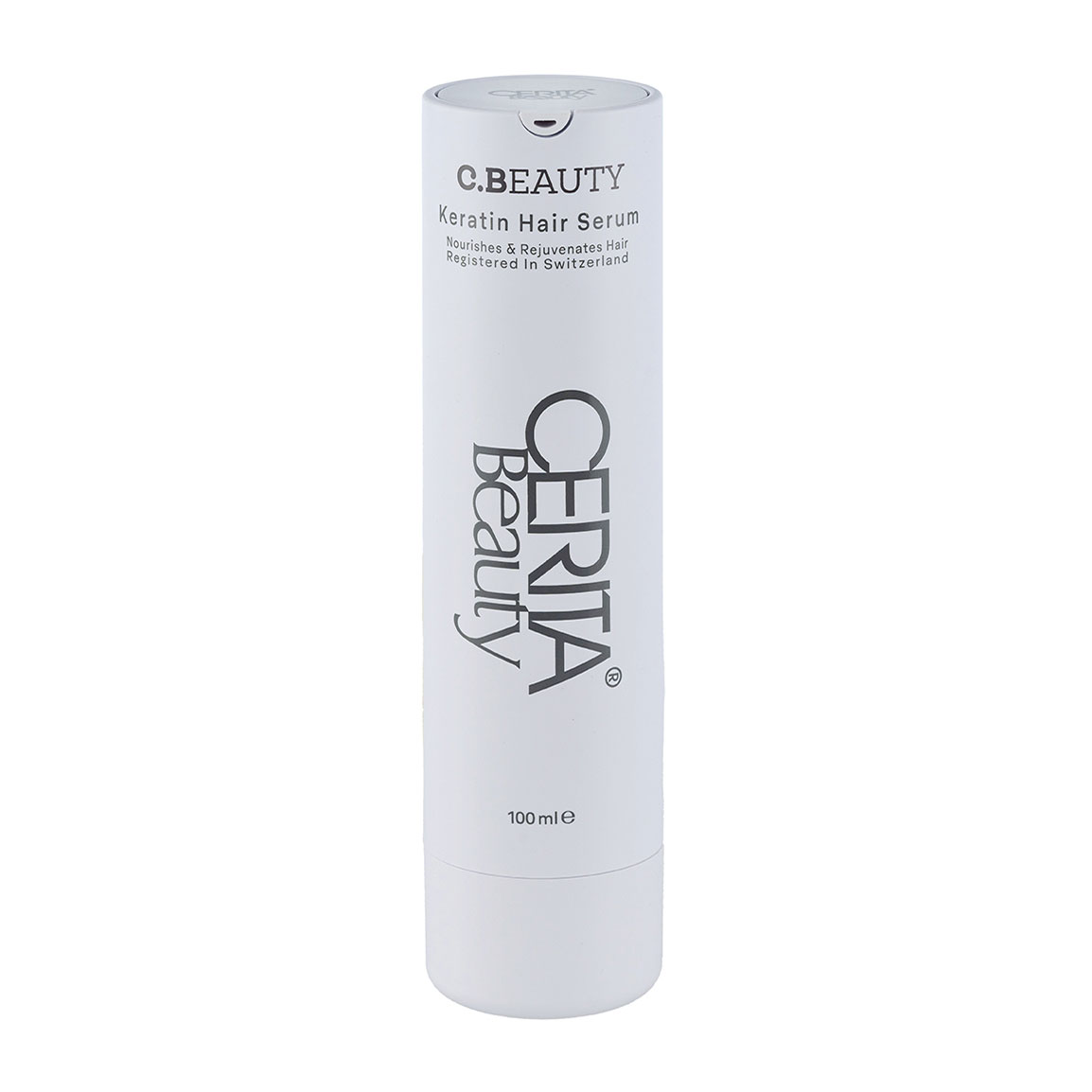 سرم تقویت کننده تار مو حاوی ویتامین E و کراتین حجم 100 میلی لیتر Cerita Beauty Keratin Hair Serum 100 ml