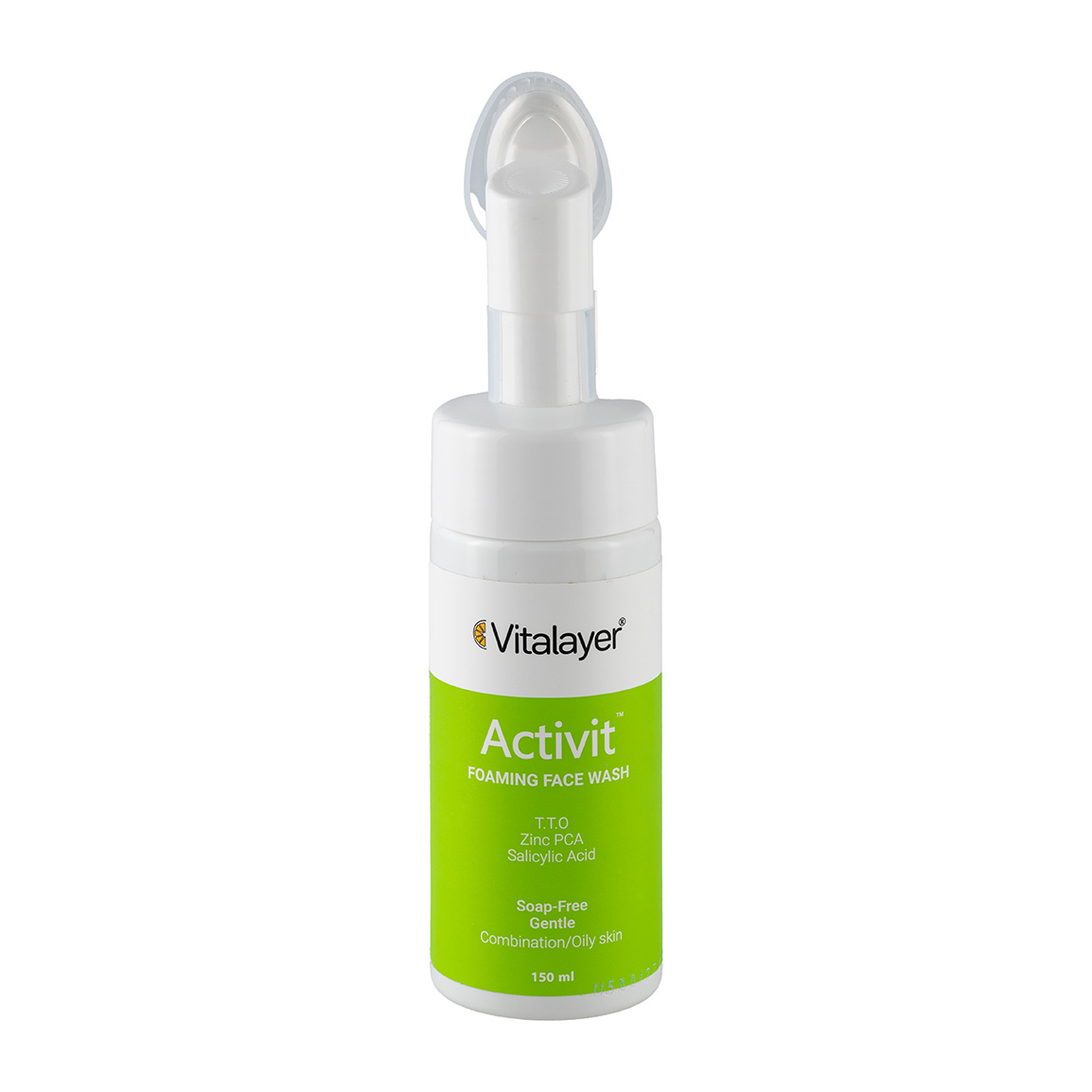فوم شستشوی پوست چرب اکتی ویت مناسب پوست چرب 150میل Vitalayer Activit Face Foaming Wash For Oily Skins 150ml