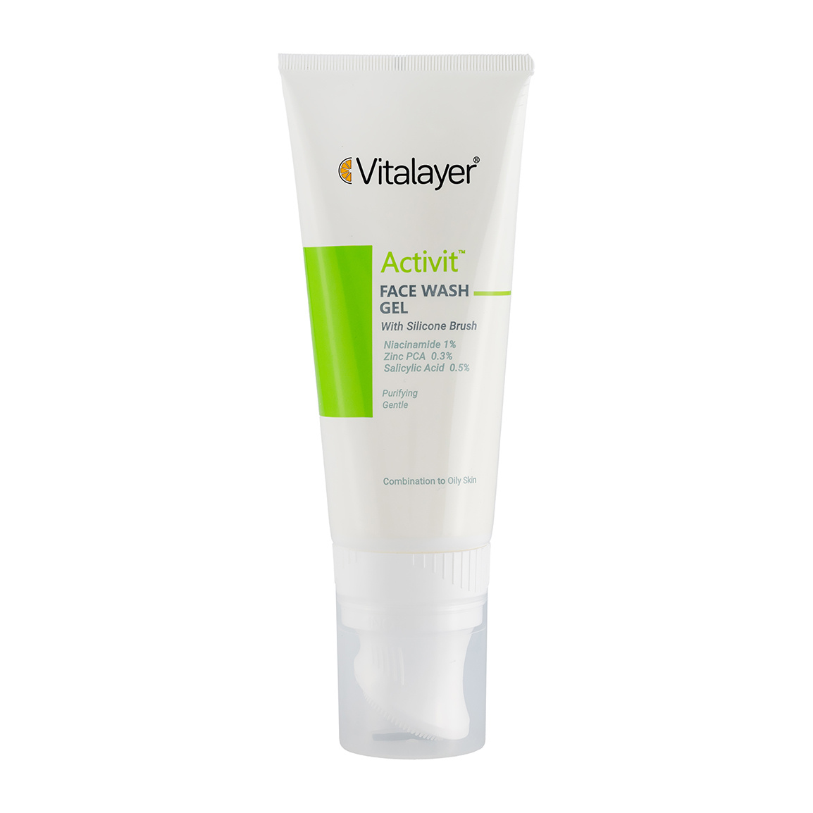 ژل شستشوی صورت اکتی ویت مناسب پوست چرب 200میل Vitalayer Activit Face Gel Wash For Oily Skins 200ml