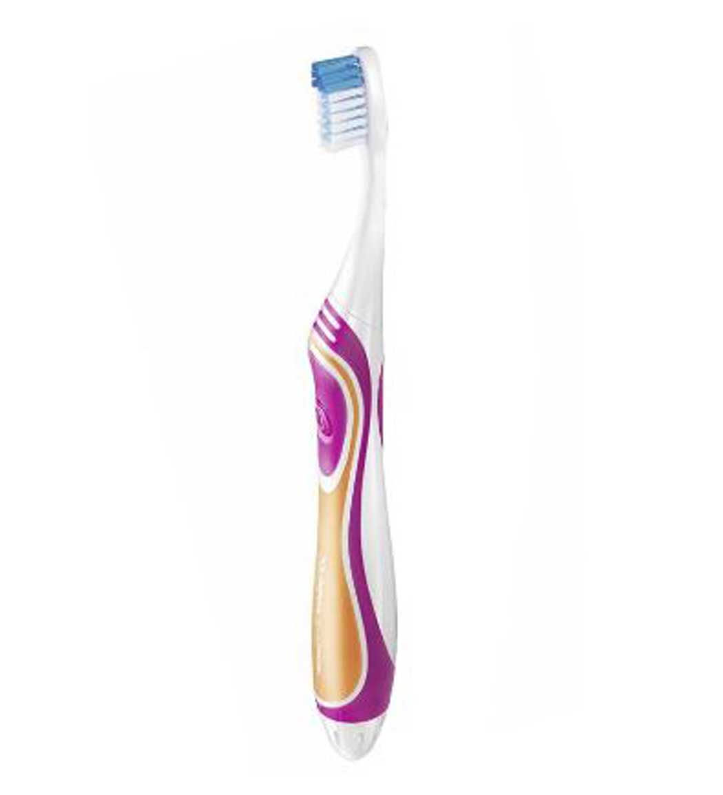 مسواک باطری دار سونیک  پاور پرو اینتردنتال برس نرم ارسال با رنگ رندوم Trisa sonic battery power pro interdental soft Toothbrush