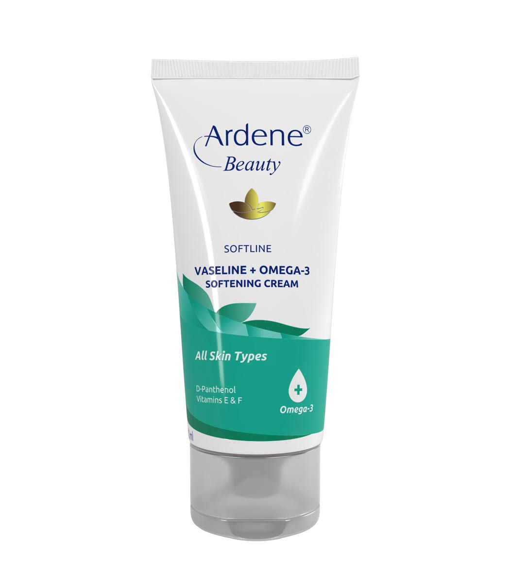 کرم مرطوب کننده وازلین و امگا 3 سافت لاین آردن بیوتی Ardene Ardene Beauty Softline Vaseline And Omega 3 Softening Cream 50ml