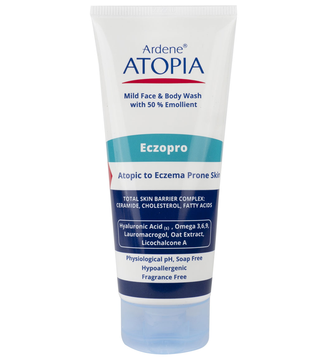 شوینده صورت و بدن پوست اگزمایی مدل Eczopro اتوپیا Ardene Atopia Eczopro Mild Face And Body Wash For Atopic To Eczema Prone Skin 200ml