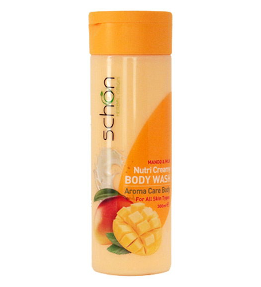 شامپو بدن کرمی شیر و انبه Schon Mango and Milk Nutri Cream Body Wash 300ml