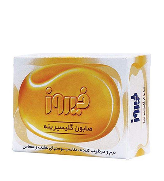 صابون بچه مدل گلیسیرینه مناسب پوست خشک و حساس وزن 75 گرم Firooz Glycrin Baby Soap 75g
