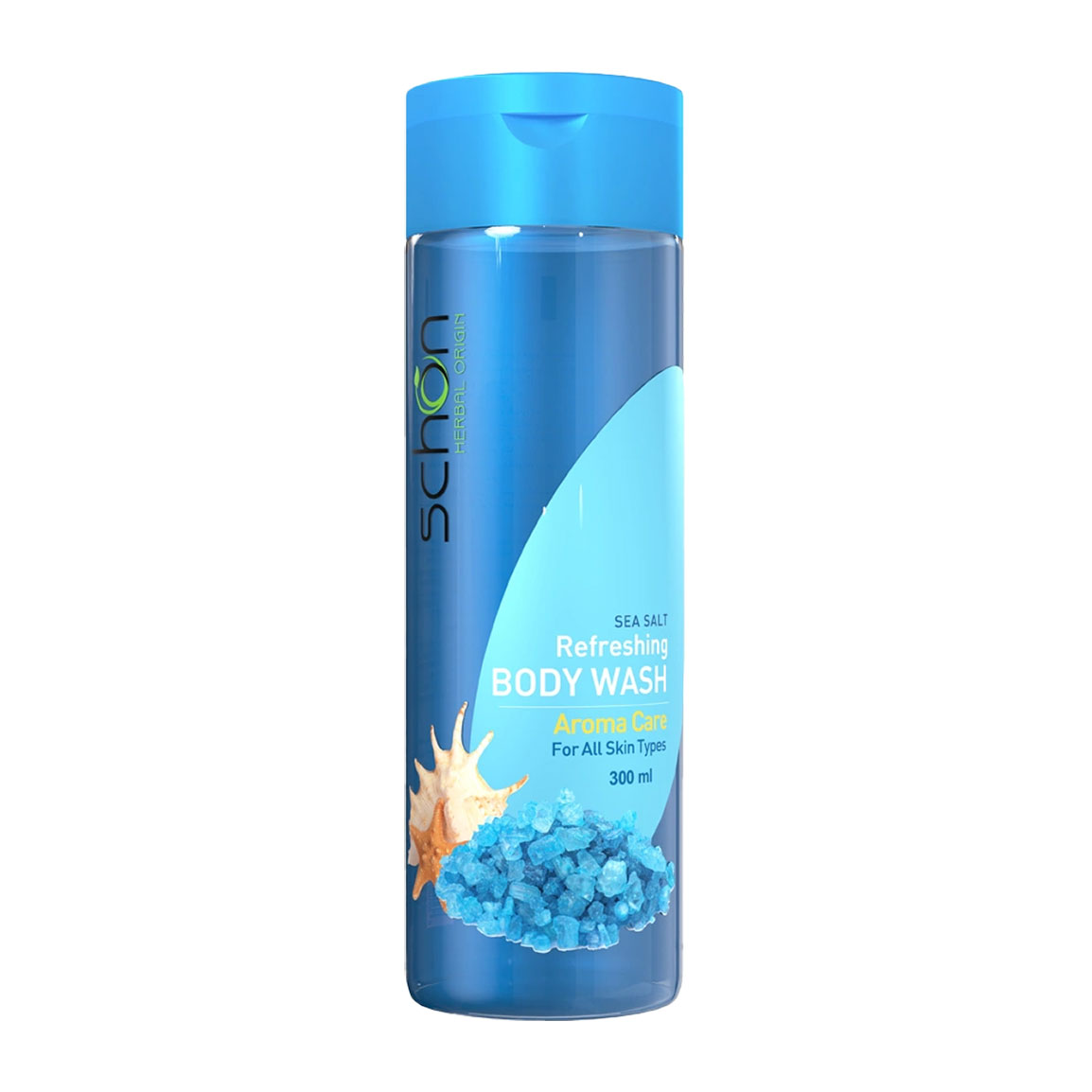 شامپو بدن طراوت بخش نمک دریایی حجم 300 میلی لیتر Schon Sea Salt Refreshing Body Wash 300 ml