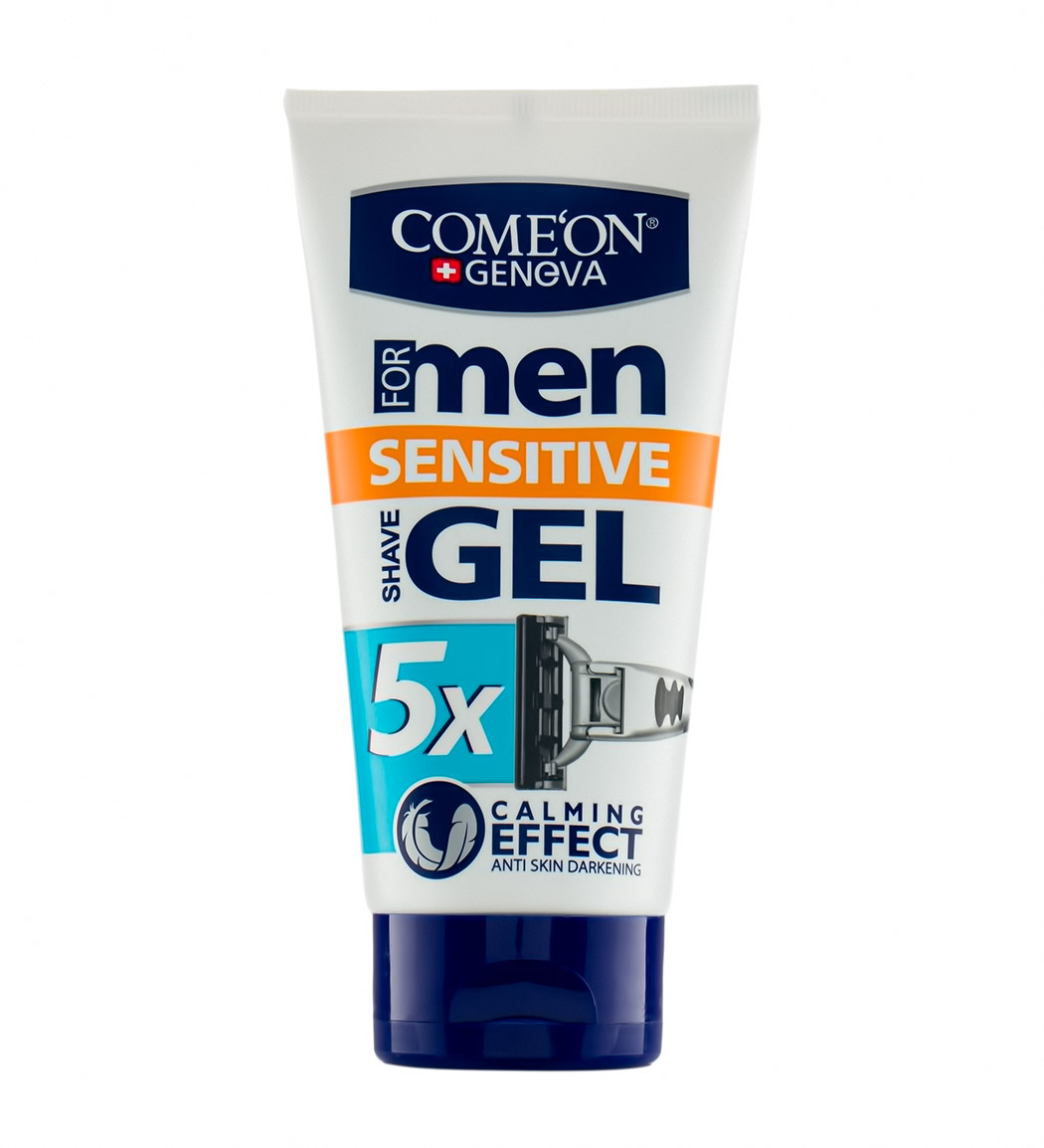 ژل اصلاح ریش مردانه مناسب پوستهای حساس 175میل Comeon Sensitive Shave Gel For Men 175ml