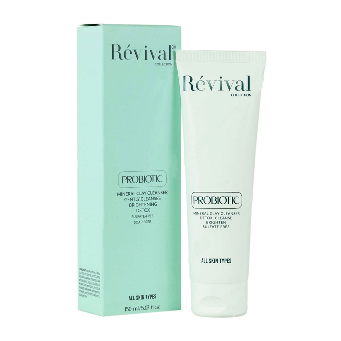 ژل شستشوی صورت کائولن 150میل Revival Mineral Clay Cleaniser 150ml