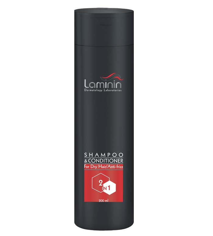 شامپو کراتینه و نرم کننده 2 در 1 LAMININ keratin SHAMPOO 2X1