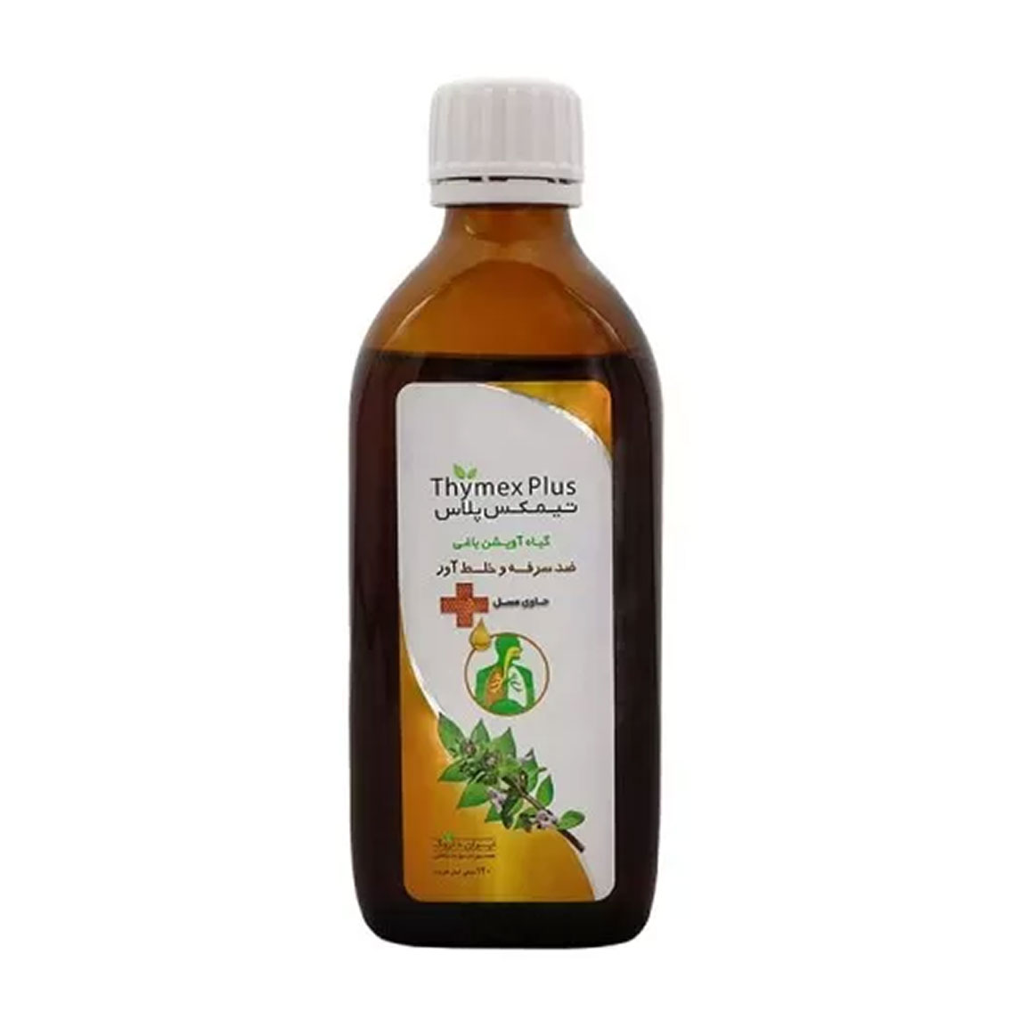 شربت Thymex Plus حجم 140 میلی لیتر Iran Darouk Thymex Plus Anti Tussive And Expectorant 140 ml