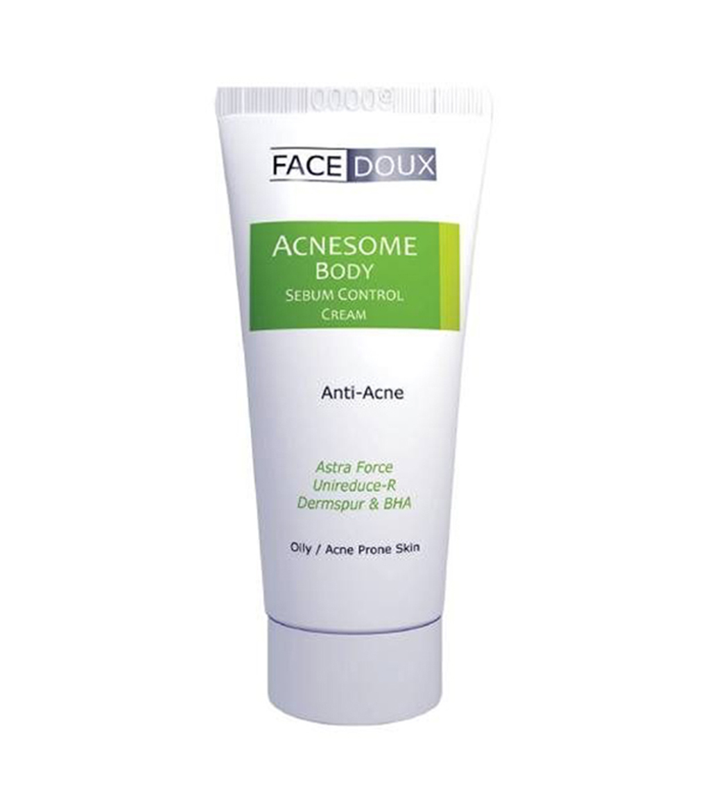 کرم آکنه زوم کنترل کننده چربی بدن 75 میل Face Doux Acnesome Body Oil Control Cream 75ml