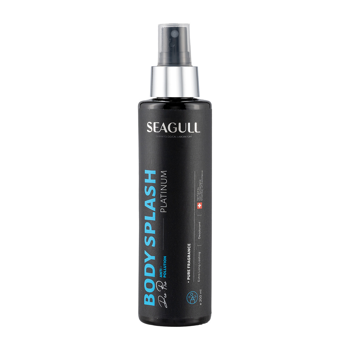 بادی اسپلش مردانه Platinum حجم 200 میلی لیتر Seagull Platinum Body Splash 200 ml