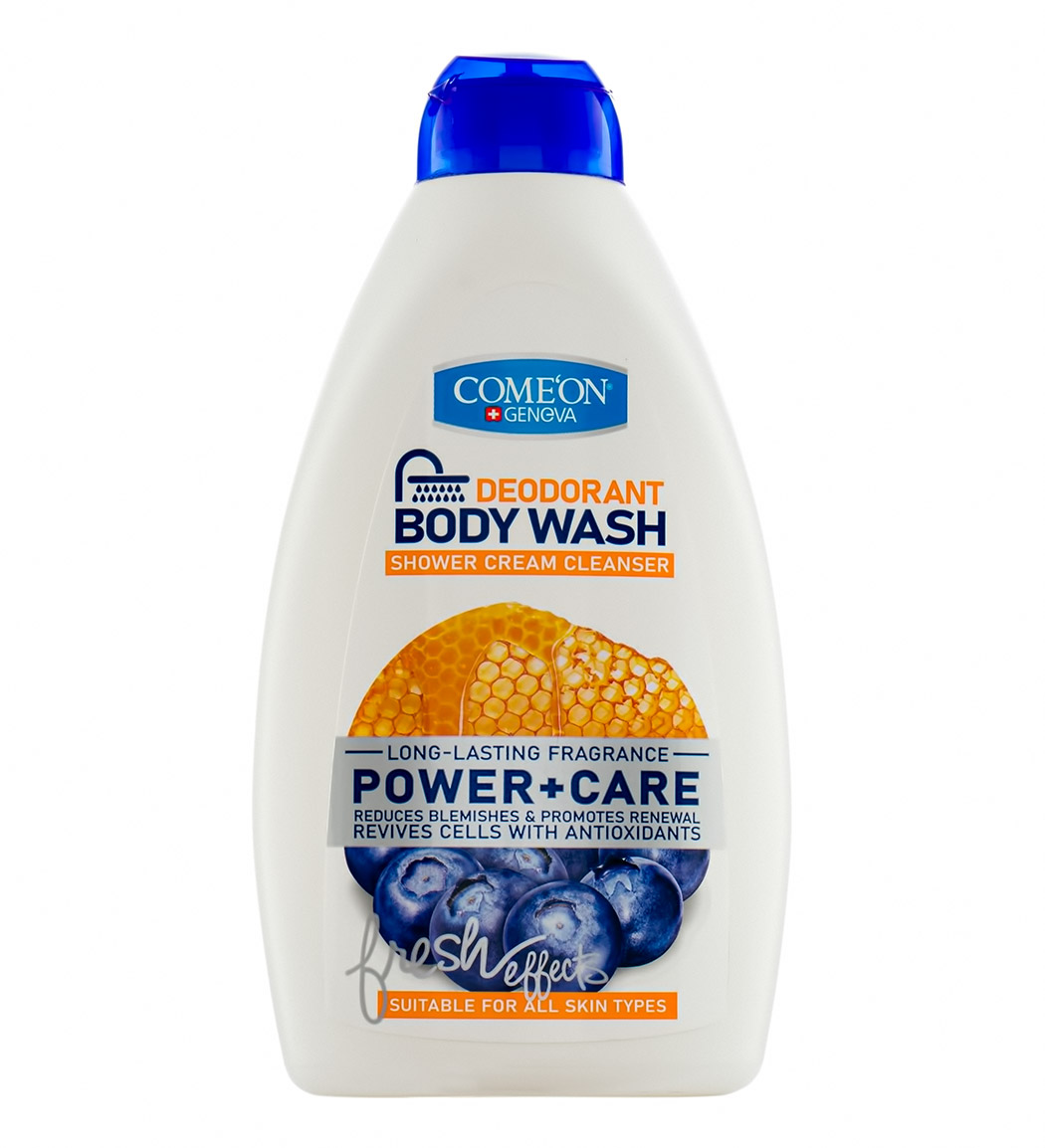 شامپو بدن کرمی پاک کننده و محافظ پوست مناسب انواع پوست 510میل Comeon Power Care Shower Cream Cleanser For All Skin Types 510ml
