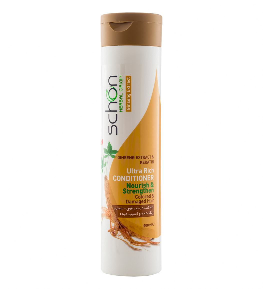 نرم کننده کراتین و جینسینگ Schon Keratin And Ginseng Hair Conditioner