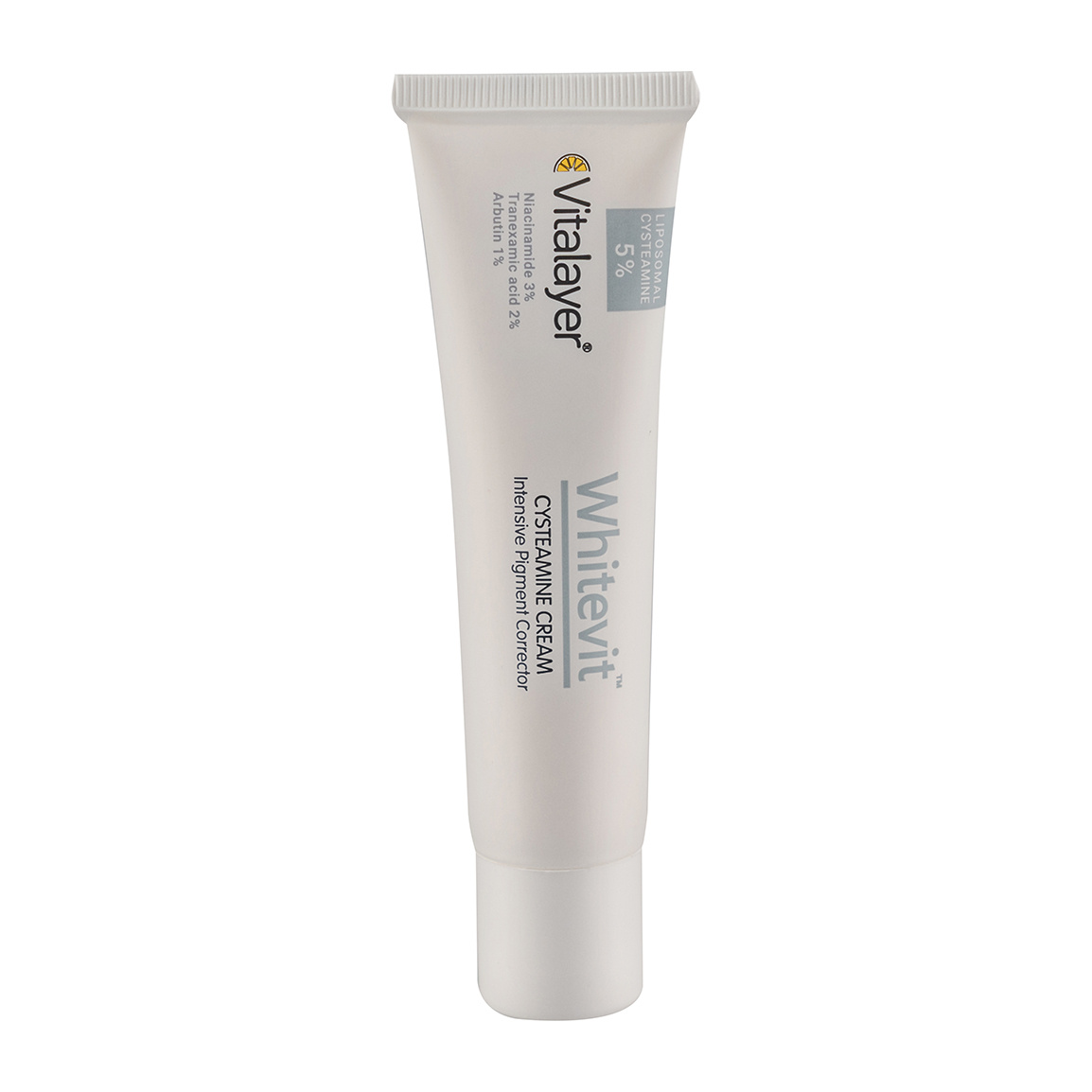 کرم ضد لک و روشن کننده قوی سیستئامین 5% مدل Whitevit حجم 40 میلی لیتر Vitalayer Whitevit Cysteamine 5 Cream 40 ml