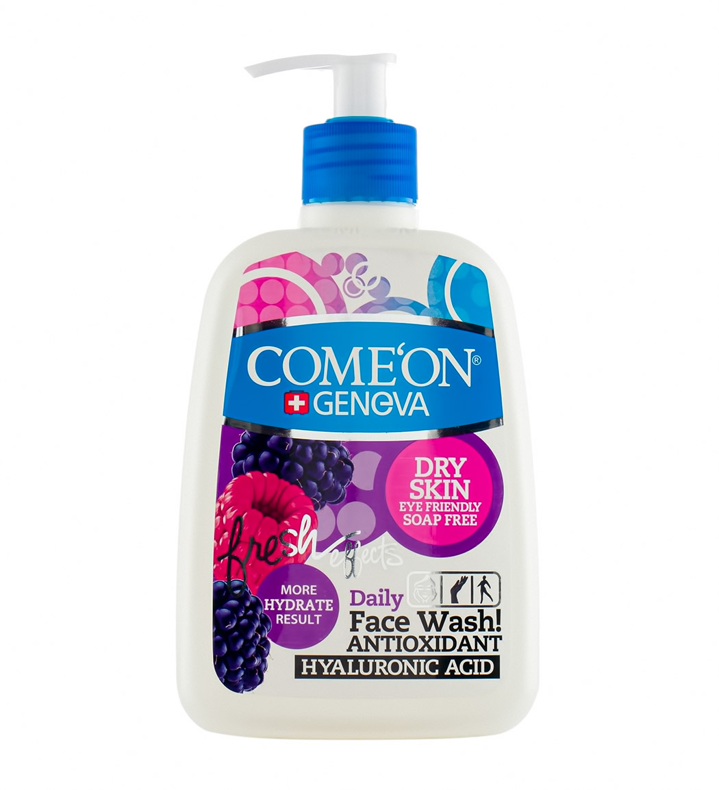 ژل شستشوی صورت مناسب پوست خشک 500میل Comeon Dry Skin Face Wash