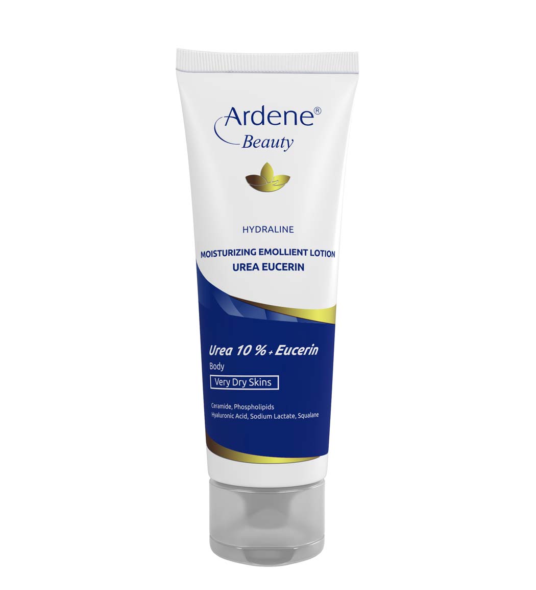 لوسیون بدن اوره 10 درصد و اوسرین هیدرالاین آردن بیوتی مناسب پوست بسیار خشک Ardene Ardene Beauty Hydraline Urea 10 And Eucerin Lotion For Very Dry Body Skin 75ml