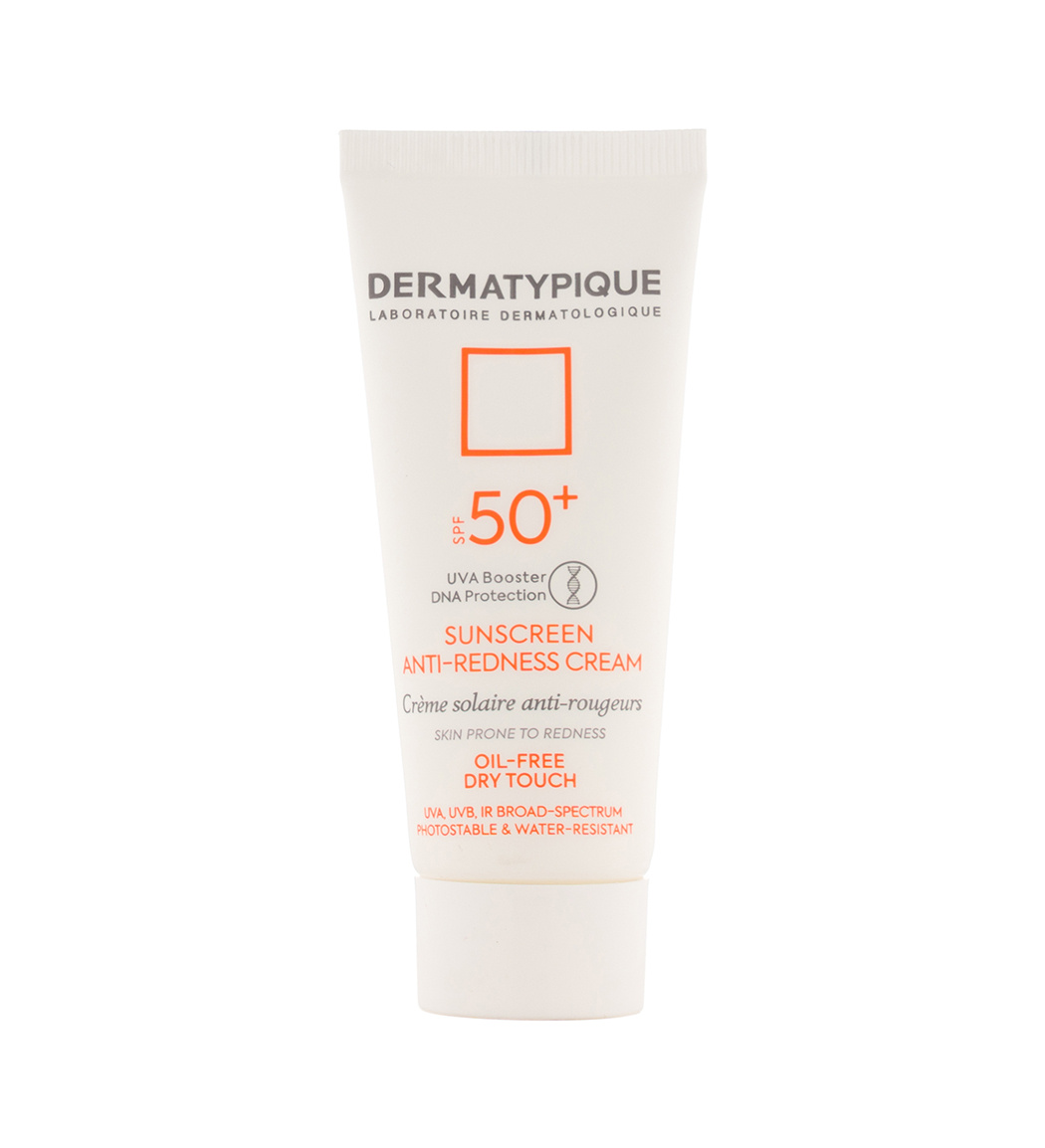 کرم ضد آفتاب پوست قرمز و حساس اس پی اف 50 Dermatypique Sunscreen Anti Redness Cream Spf50
