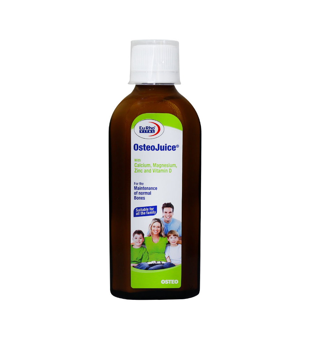 شربت اوستئوجویس  حجم 200 میلی لیتر EuRho Vital Osteo Juice 200 ml