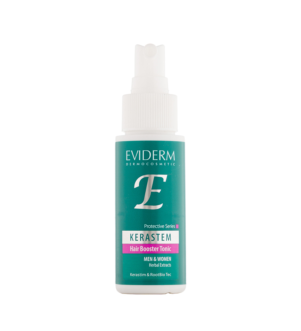 تونیک تقویت کننده مو مدل Kerastem حجم 60 میل Eviderm Kerastem Anti Hair Loss Tonic 60 ml