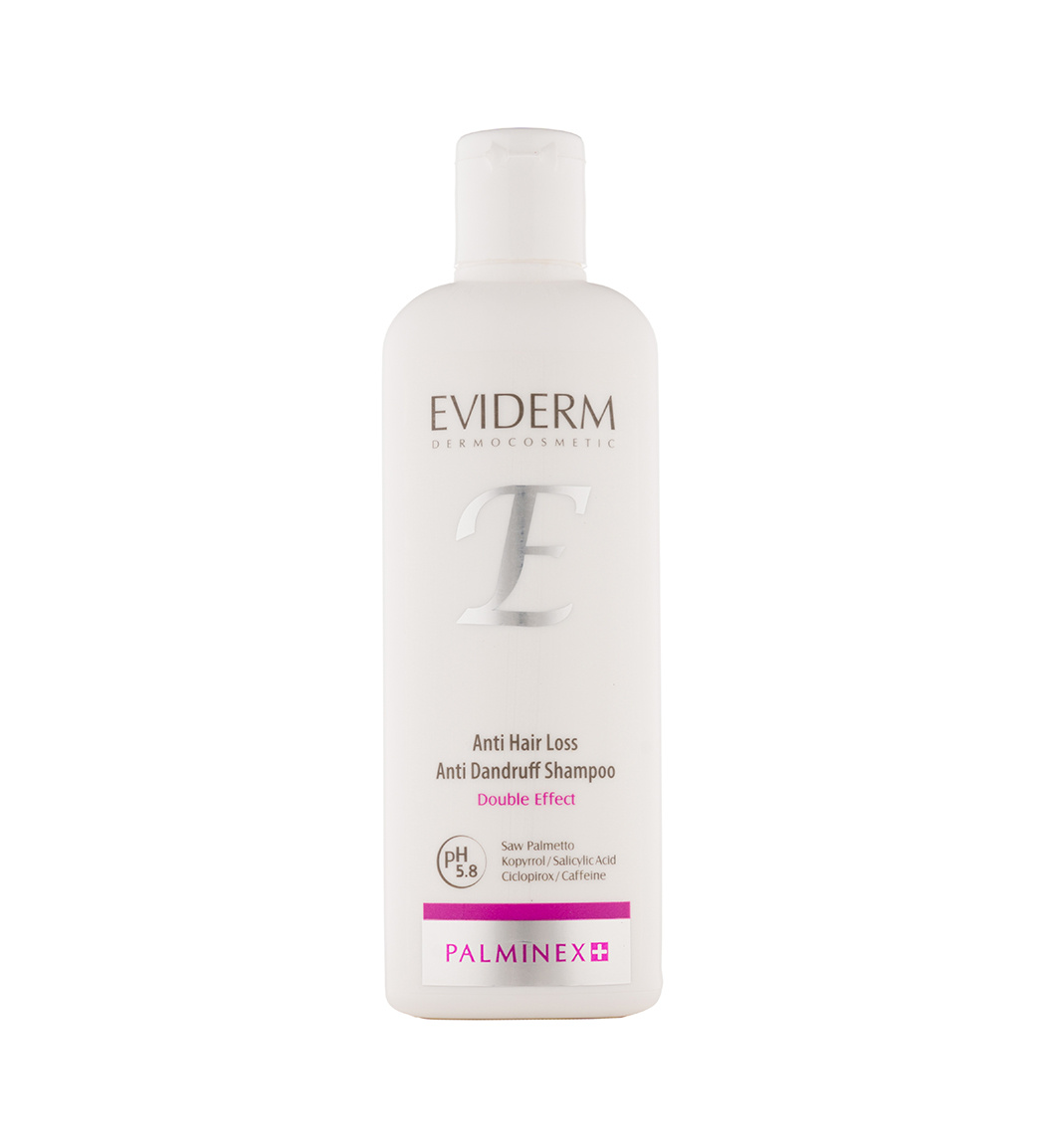 شامپو مدل ضد شوره و تقویت کننده مدل پالمینکس پلاس حجم 200 میل Eviderm Palminx Plus Shampoo 200 ml