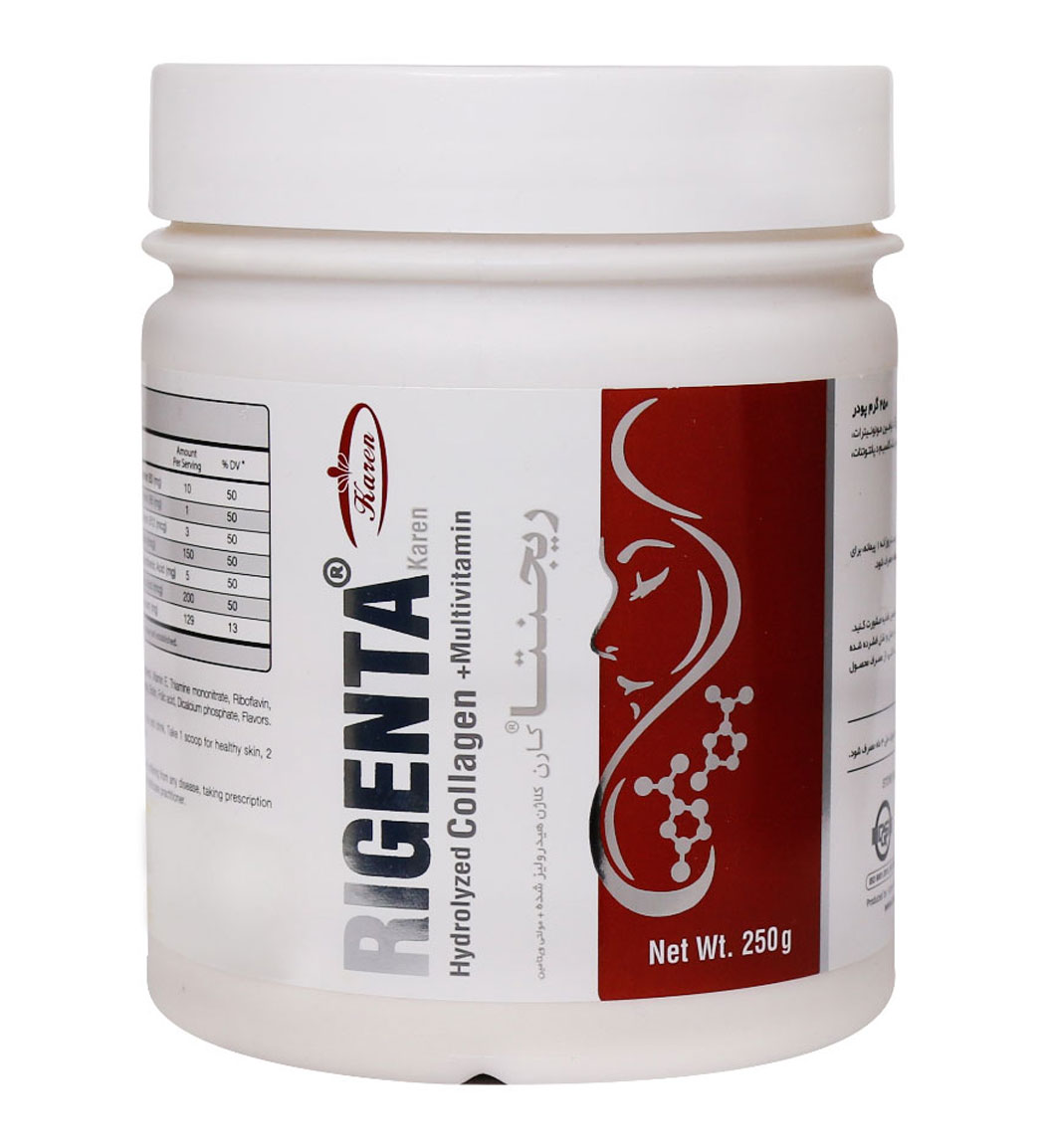 پودر کلاژن مدل Rigenta وزن 250 گرم Karen Collagen Rigenta Powder 250 g