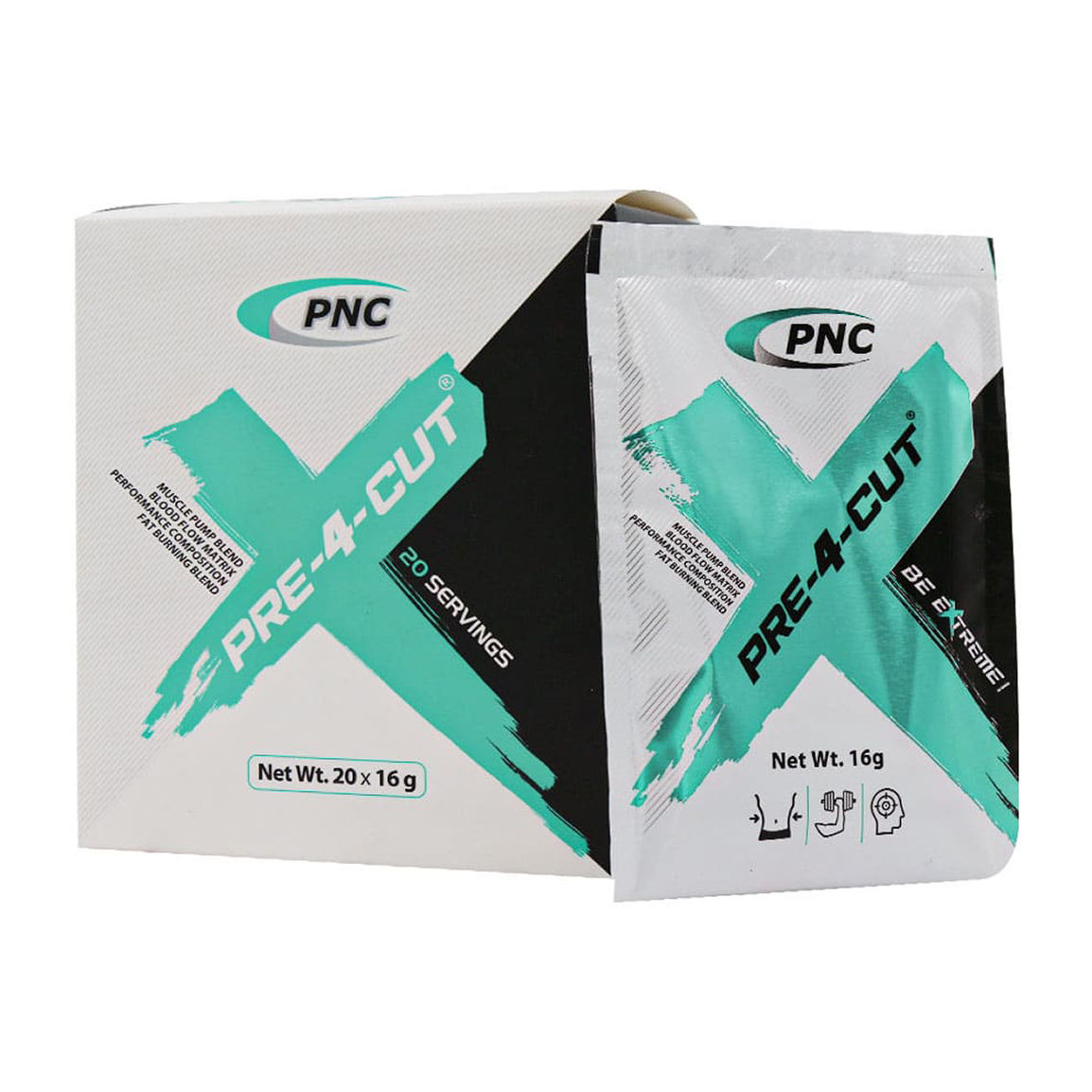 ساشه پودر پره فور کات پی ان سی بسته 20 عددی Karen Pnc Pre 4 Cut Powder 20 Sachets