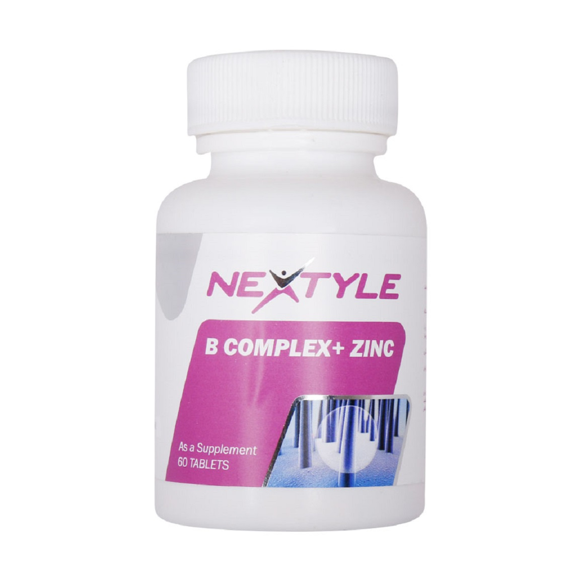 قرص مولتی ویتامین مدل ب کمپلکس زینک بسته 60 عددی Nextyle B Complex Plus Zinc 60 Tabs