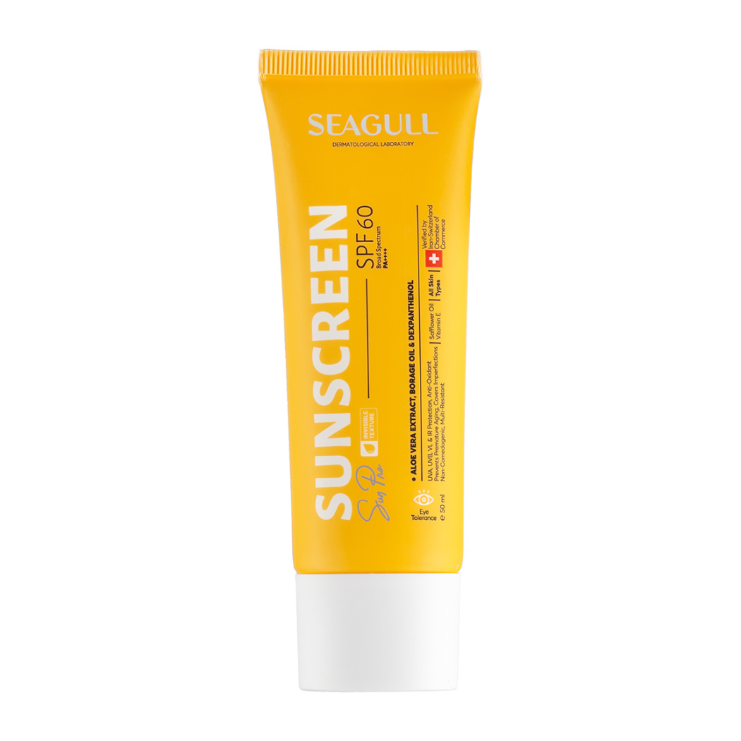 کرم ضد آفتاب اس پی اف 60 seagull spf 60 sunscreen cream
