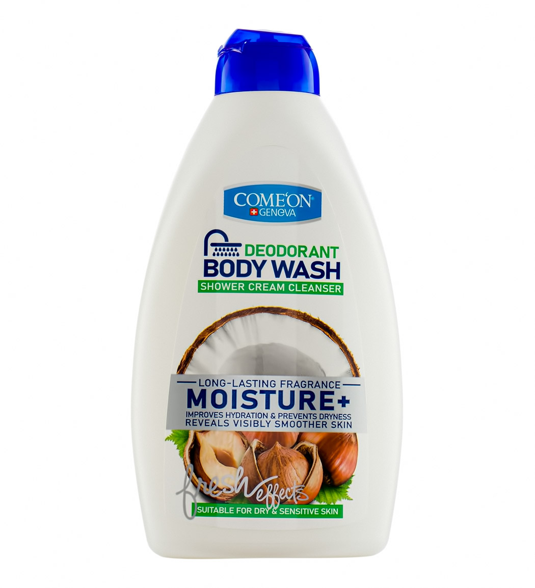 شامپو بدن کرمی رطوبت رسان مناسب پوست های حساس 510میل Comeon Miosture  Shower Cream Cleanser For Dry And Sensitive Skin 510 ml