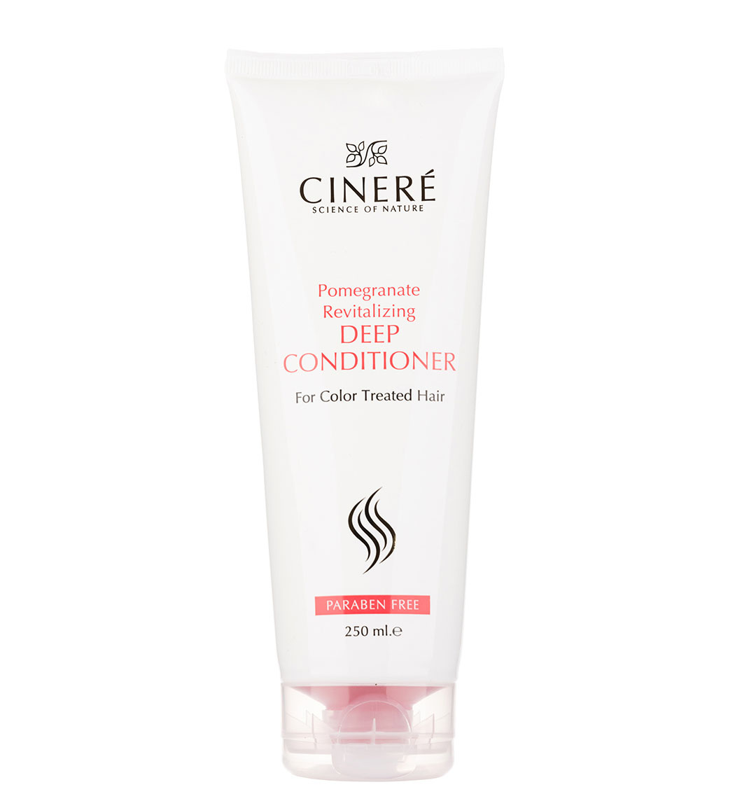 نرم کننده عمیق موهای رنگ  شده Cinere Pomegranate Revitalzing Deep Conditioner